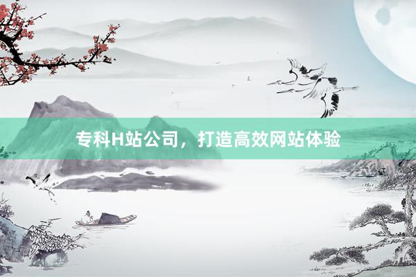 专科H站公司，打造高效网站体验