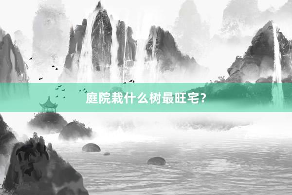 庭院栽什么树最旺宅？